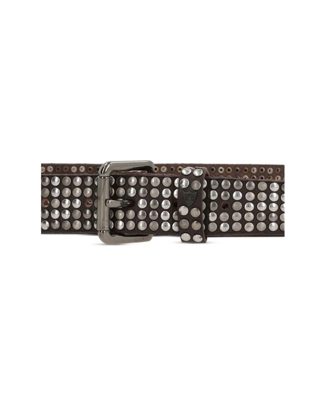 HTC Brown Nieten Brauner Ledergürtel
