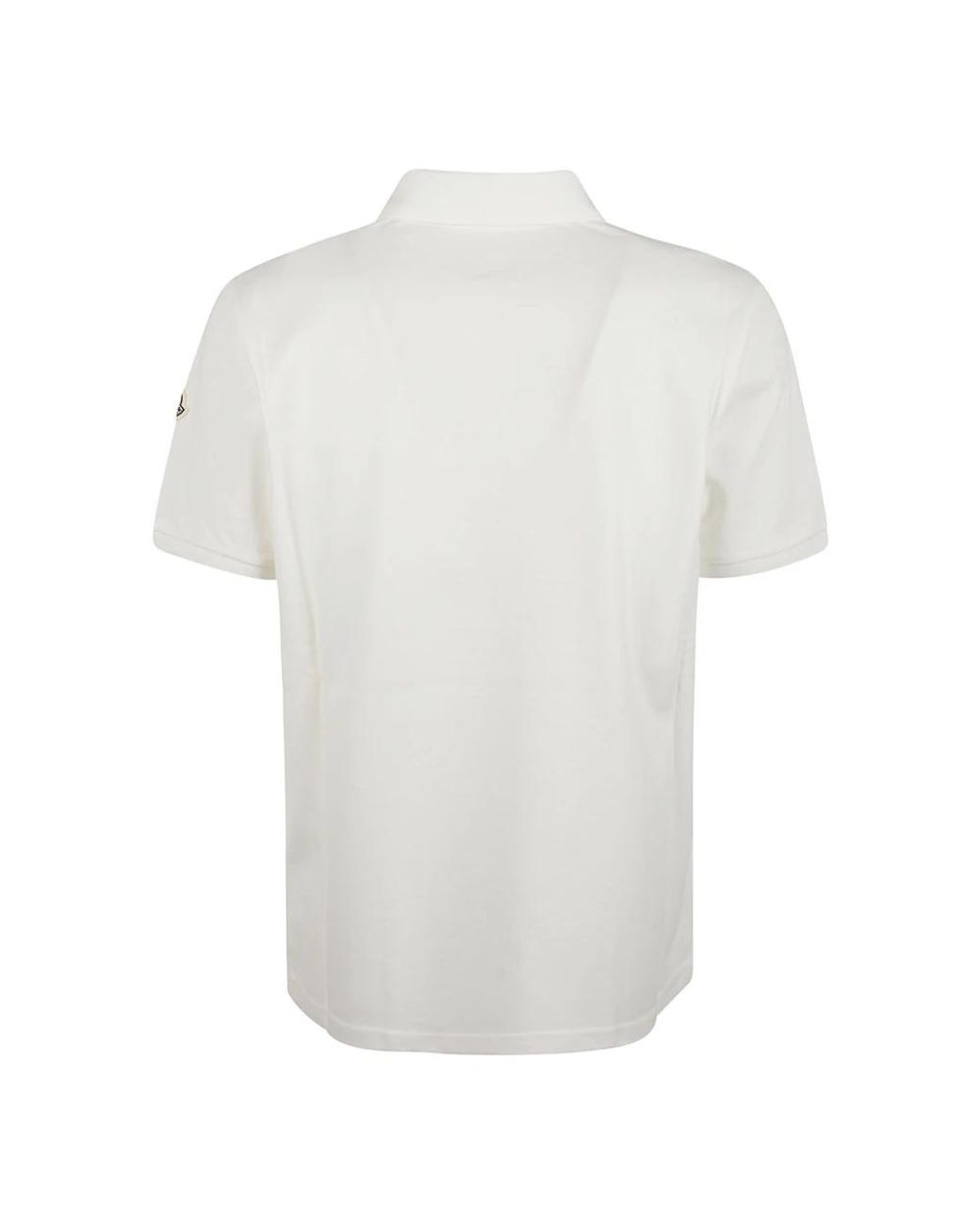 Moncler White Polo Shirts for men