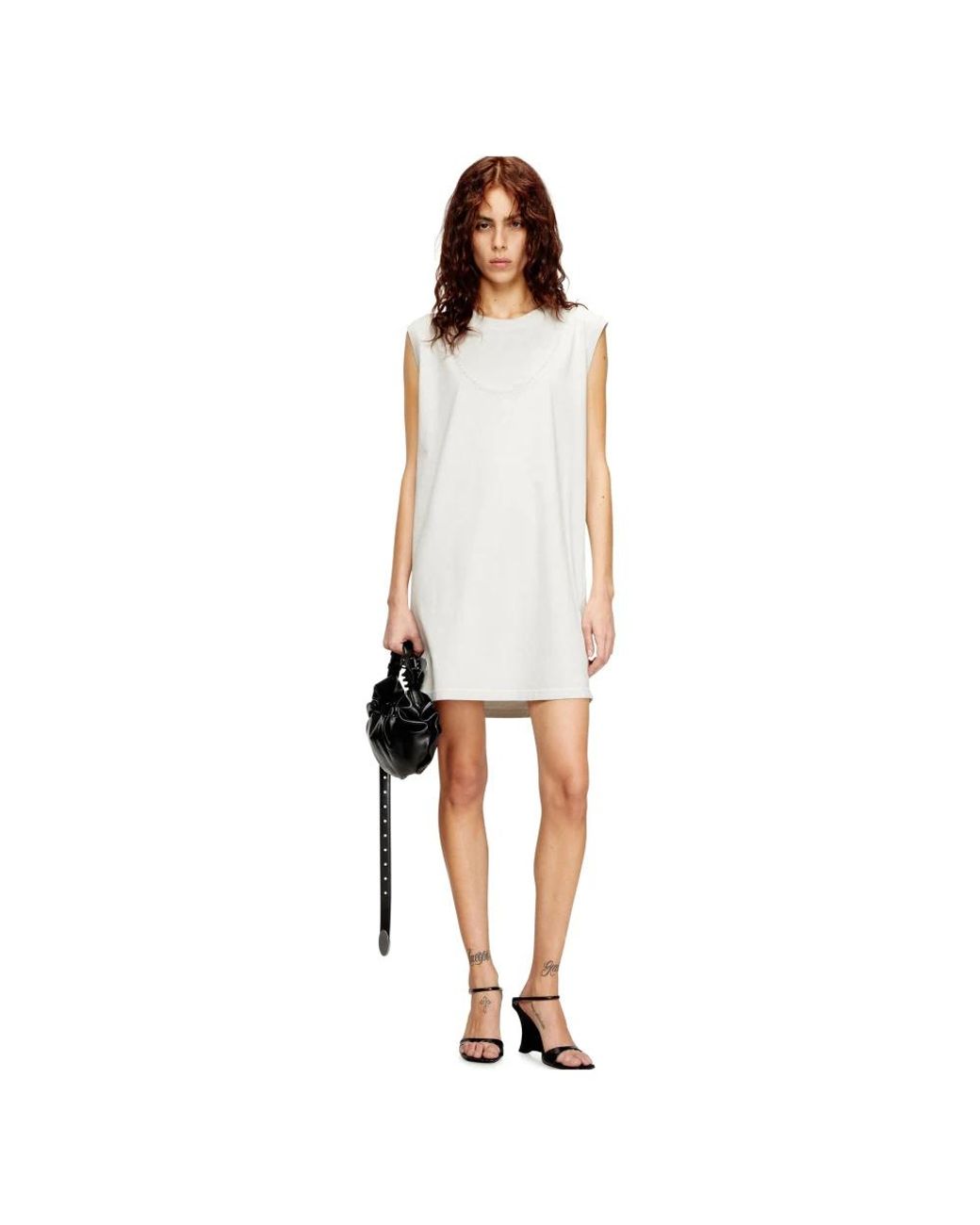 DIESEL White Short Dresses for men