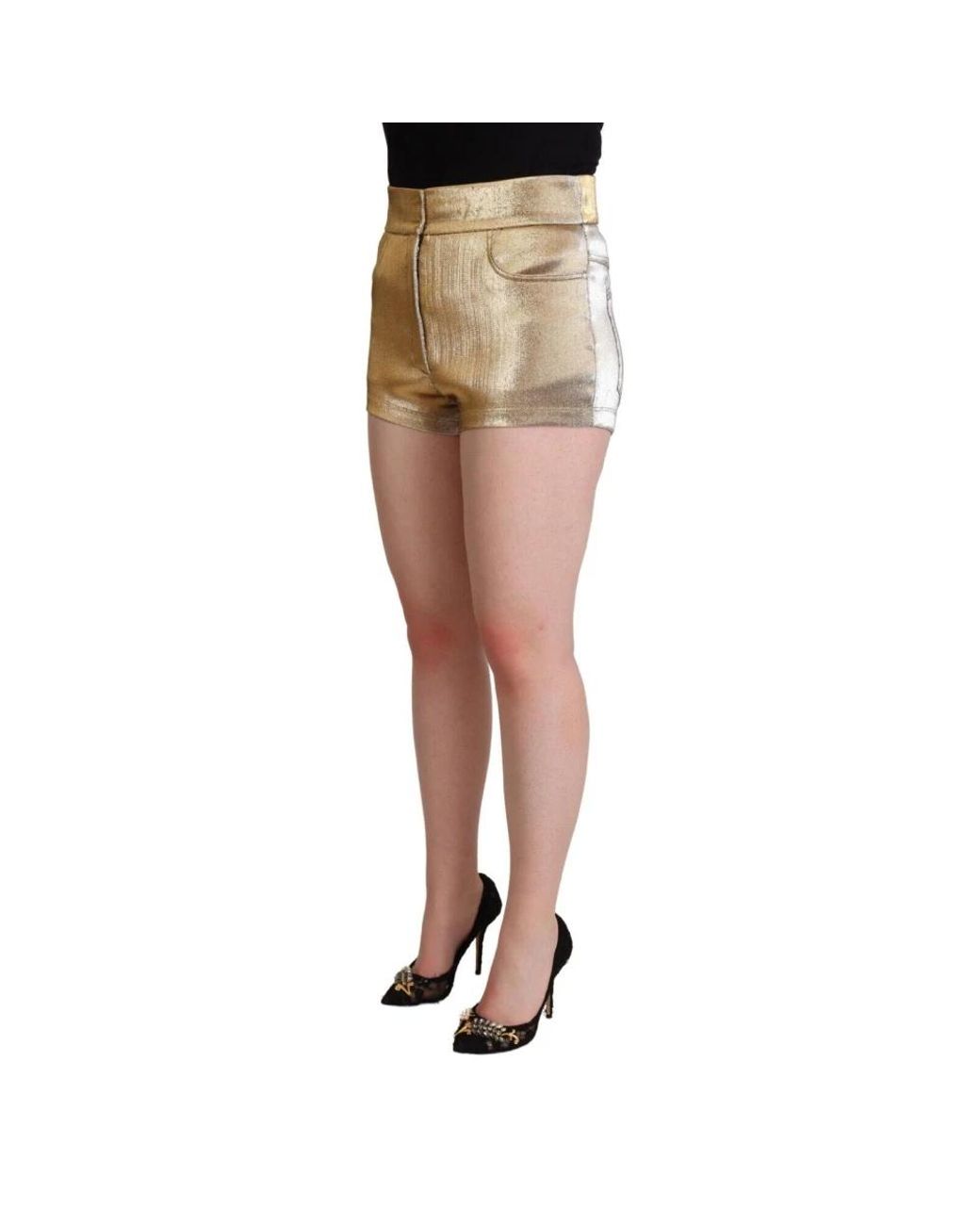 Dolce & Gabbana Green Short Shorts