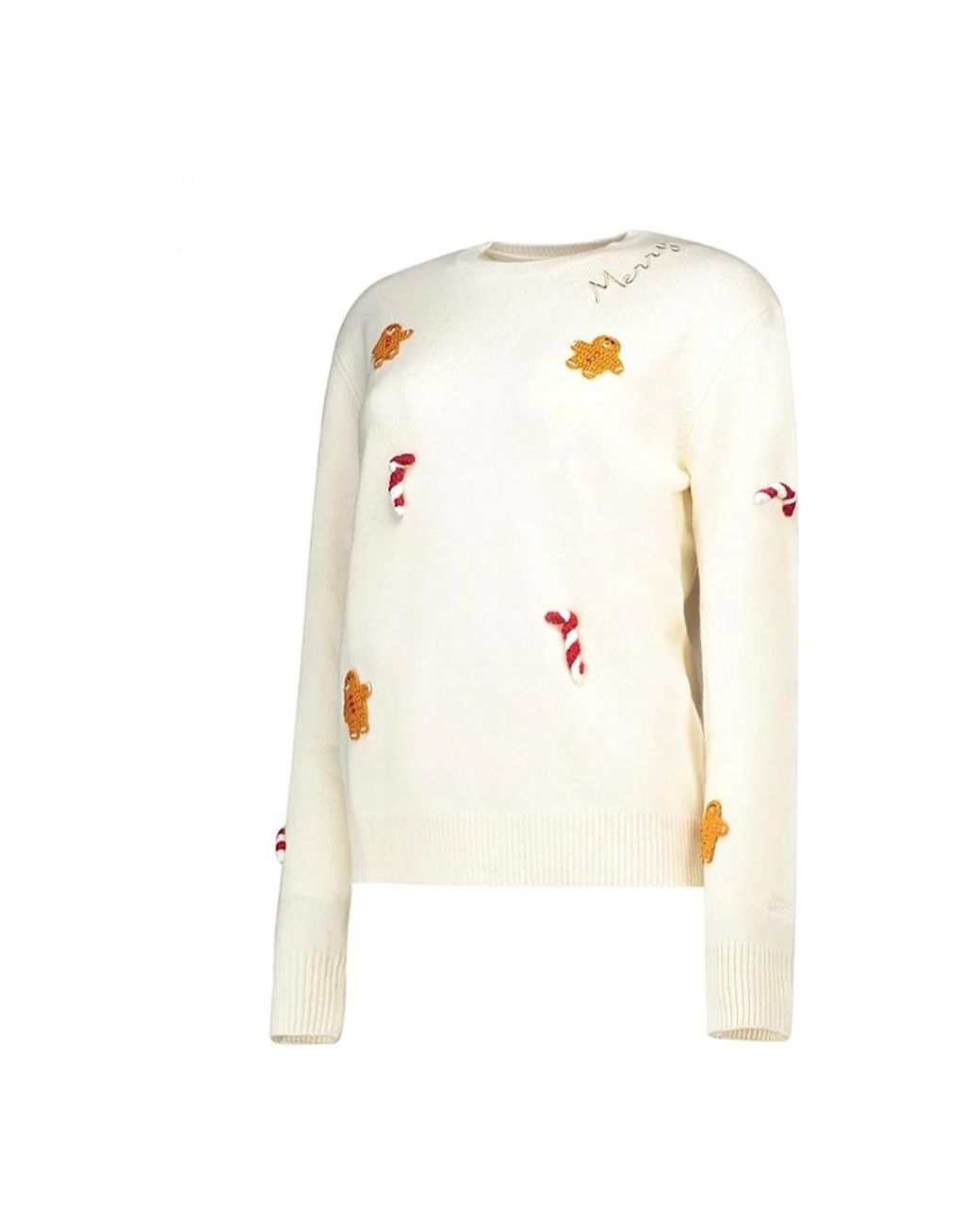 Mc2 Saint Barth Metallic Round-Neck Knitwear