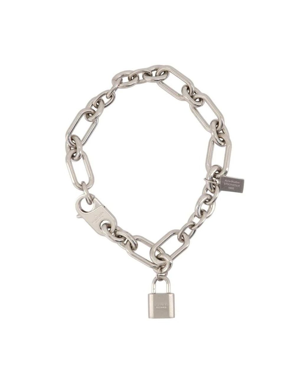 Necklaces Acne pour homme en coloris Metallic