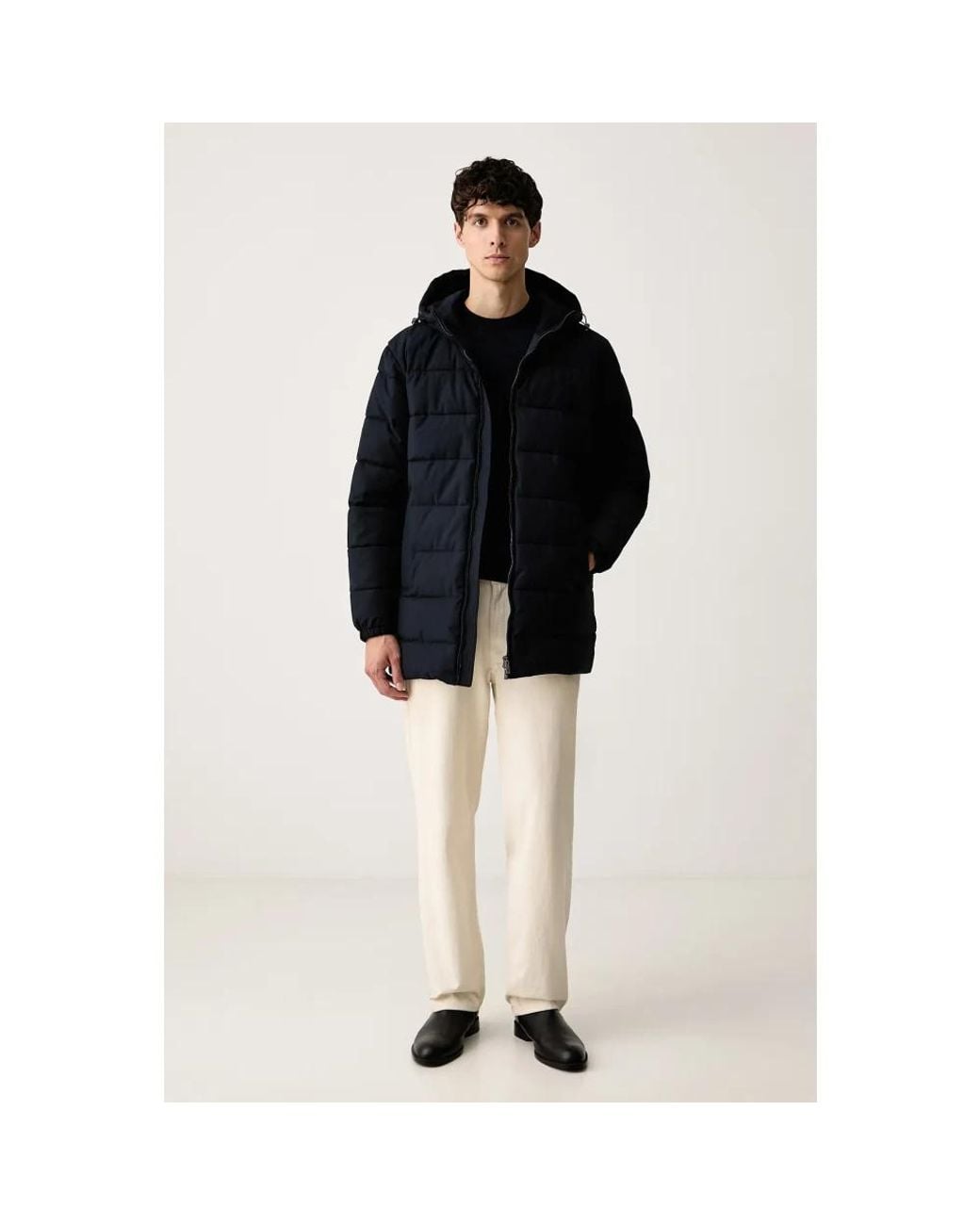 Winter Jackets Trussardi de hombre de color Black