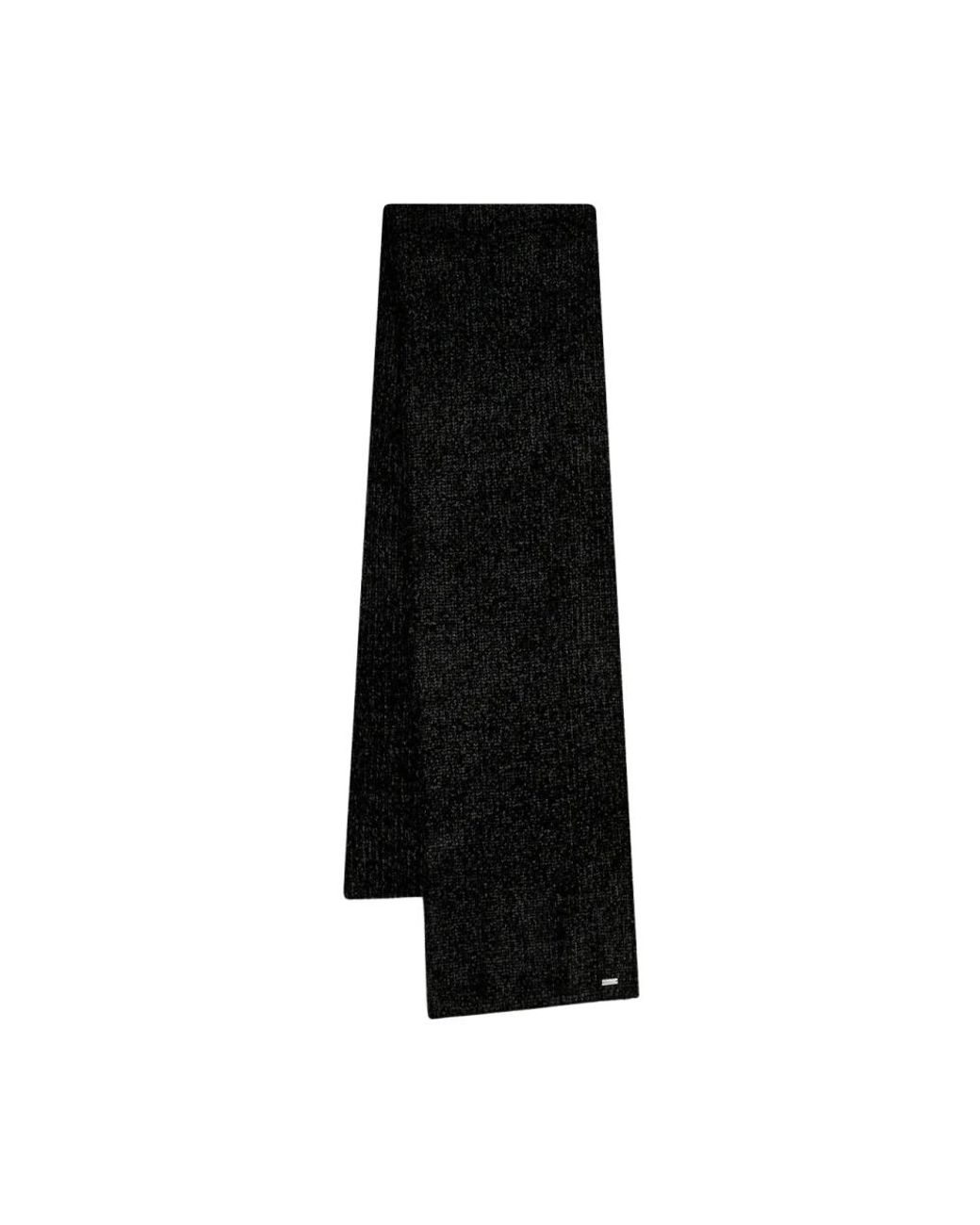 ARMANI EXCHANGE Black Texturierter Stoffschal