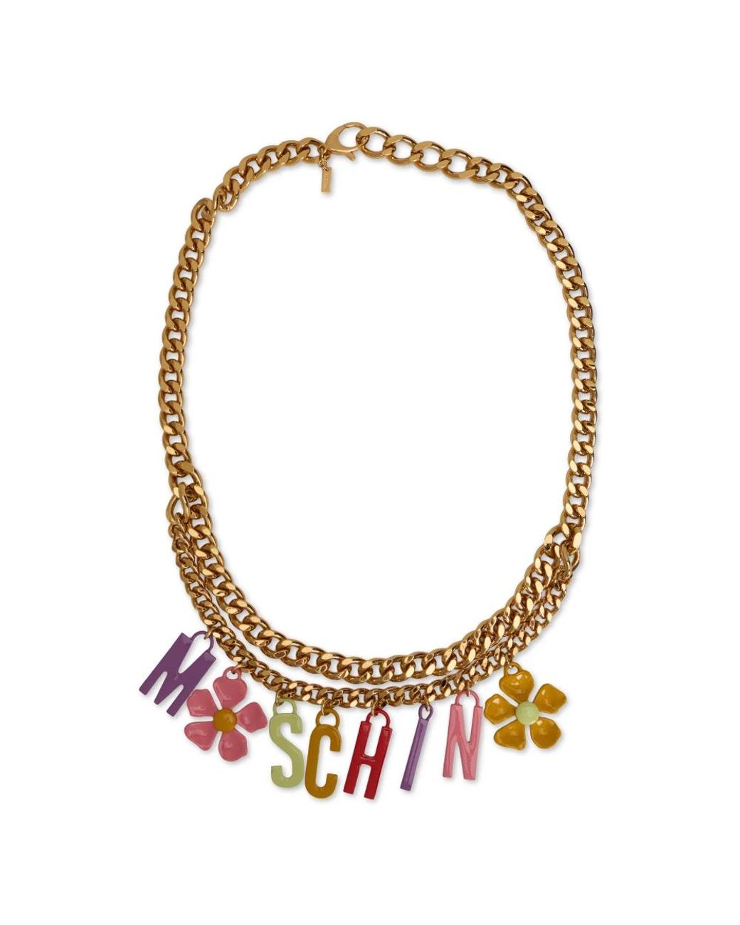 Moschino Metallic Kettenshirt