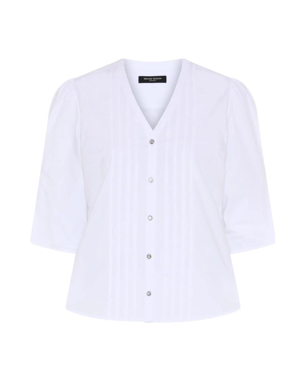 Blouses Bruuns Bazaar en coloris White