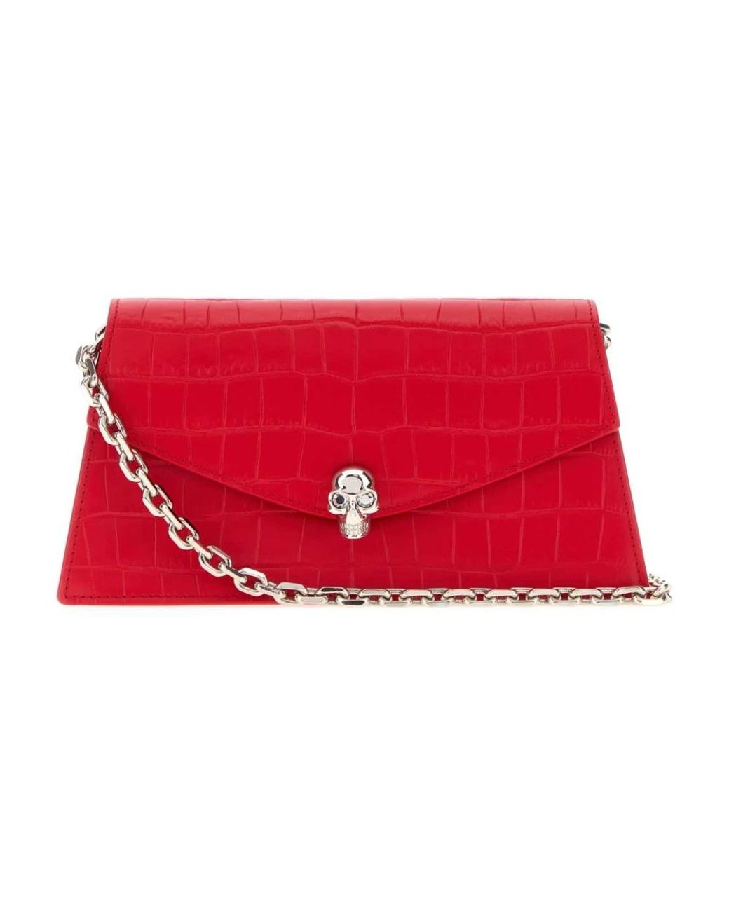 McQueen Red Cross Body Bags
