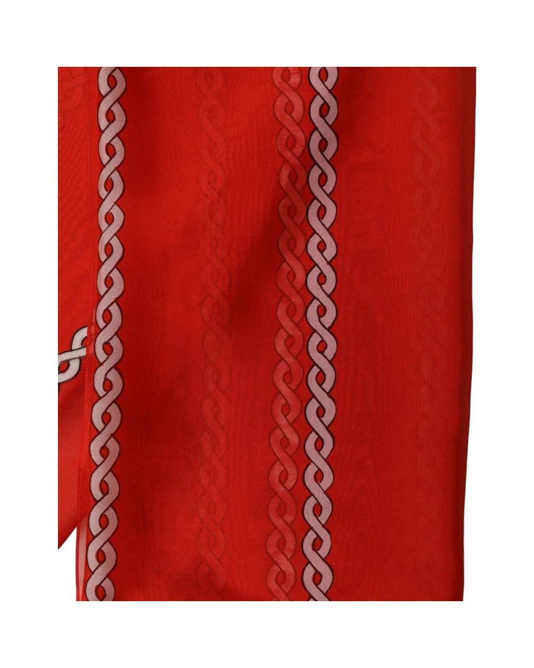 Dolce & Gabbana Red Silk Scarves
