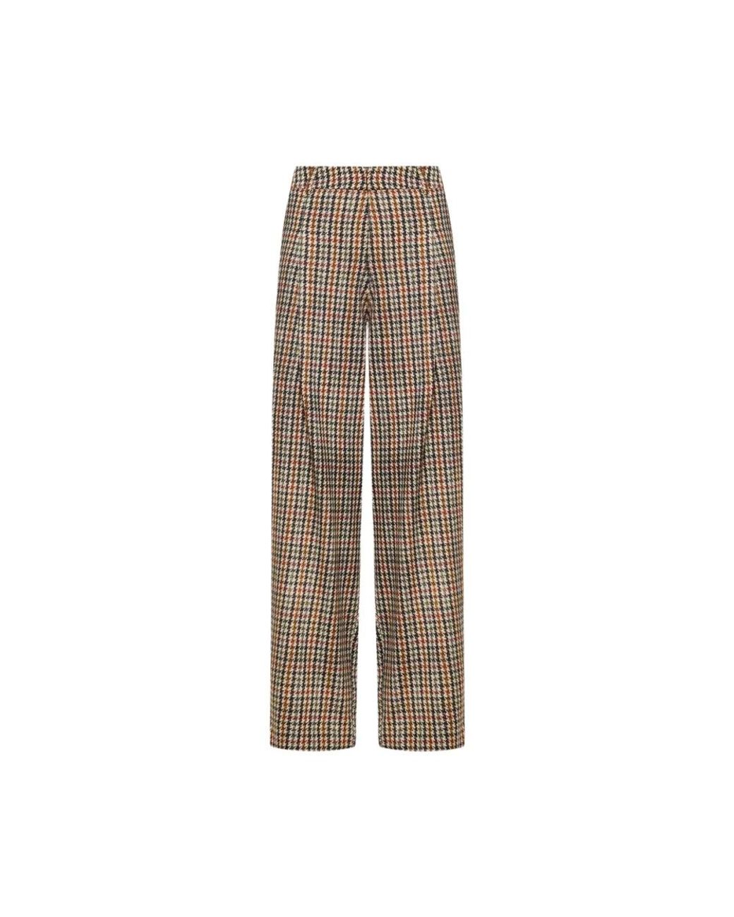 Pierre Louis Mascia Brown Wide Trousers