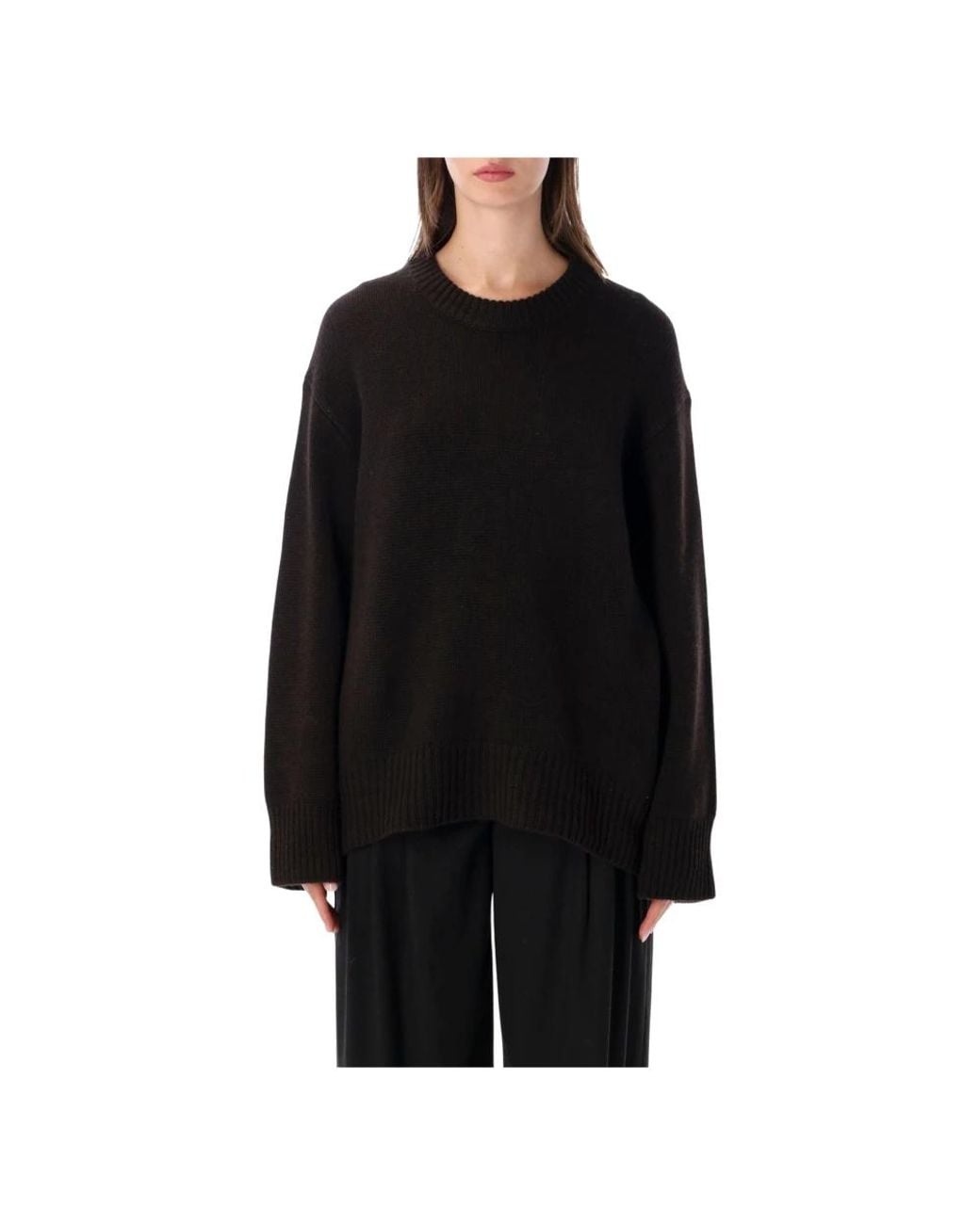 Lisa Yang Black Round-Neck Knitwear