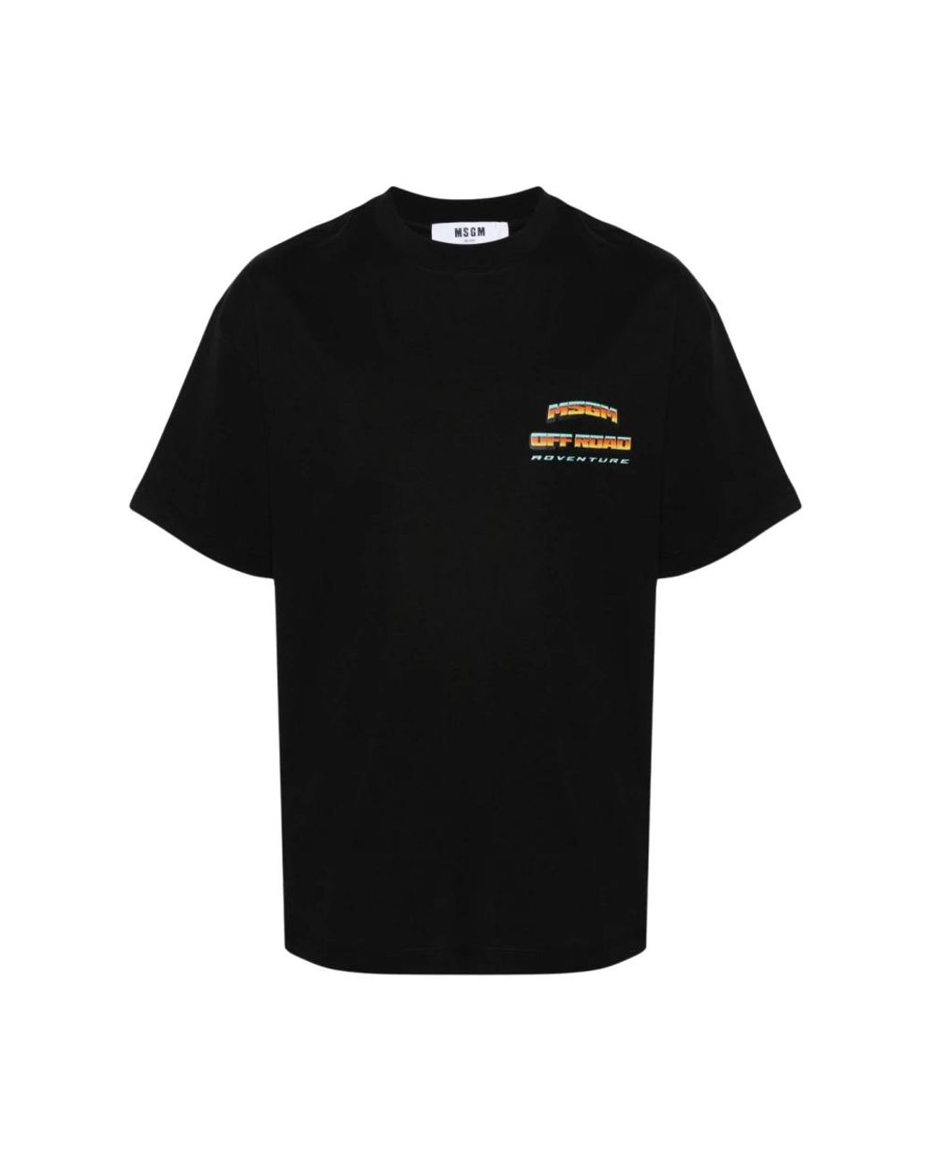 MSGM Black T-Shirts for men