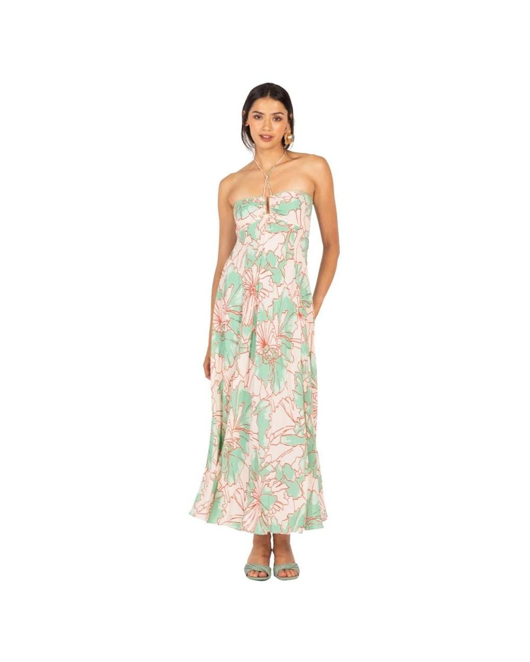 Poupette Metallic Maxi Dresses