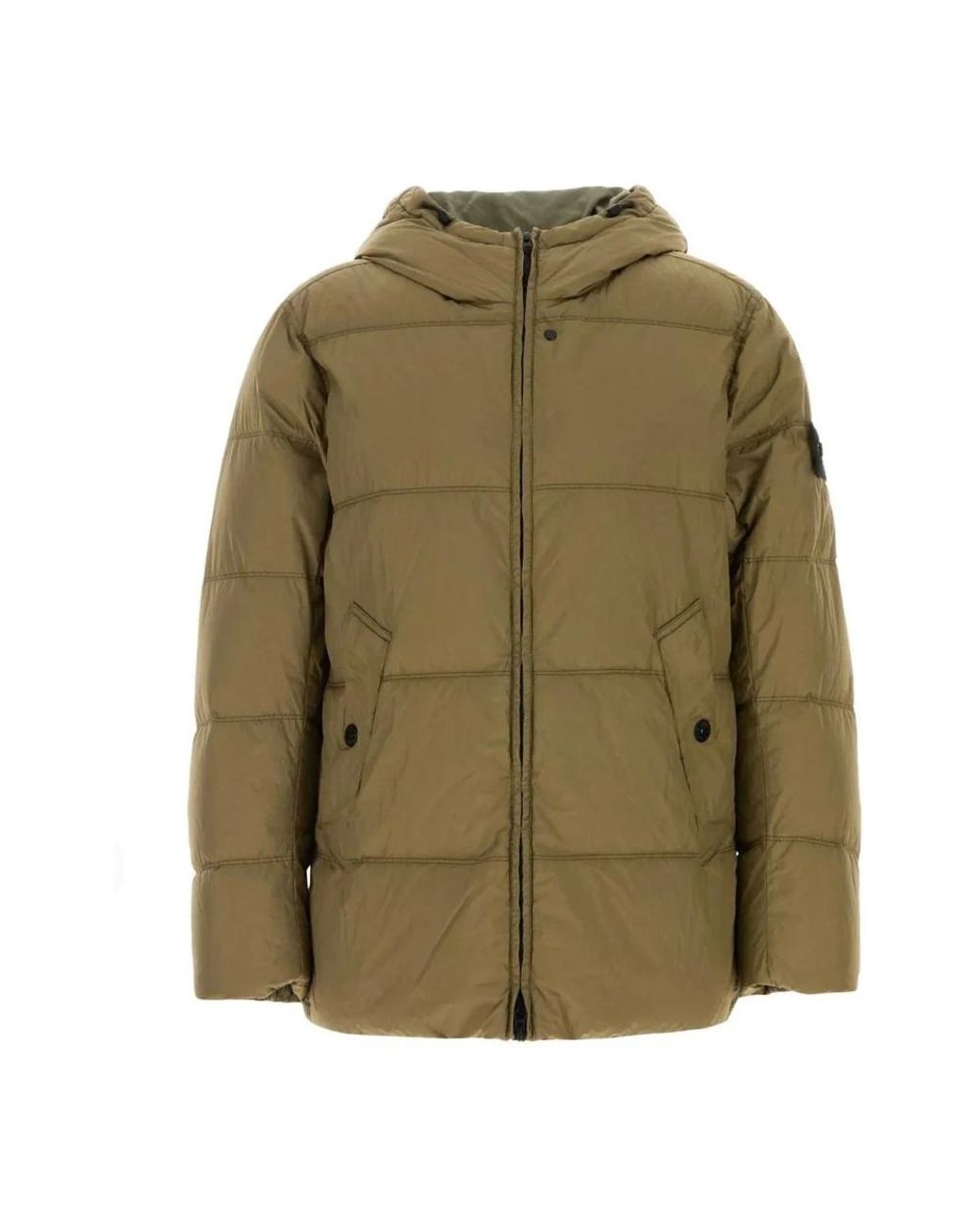 Stone Island Green Winter Jackets for men