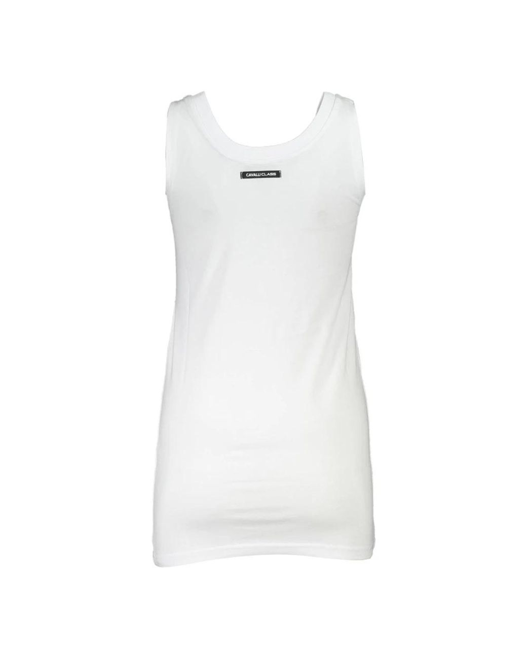 Roberto Cavalli White Sleeveless Tops
