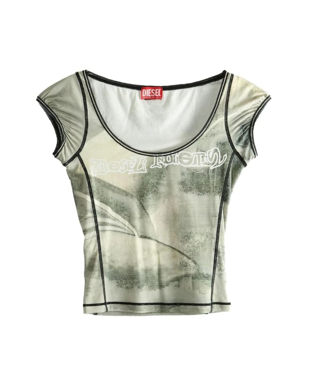 DIESEL Green T-Shirts