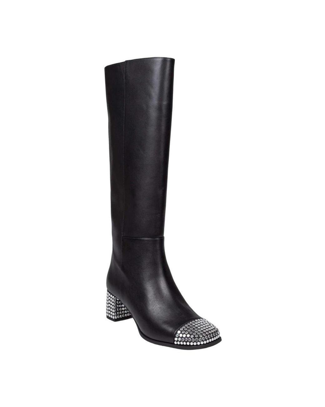 Michael Kors Black Matilda Toe Cap Boot
