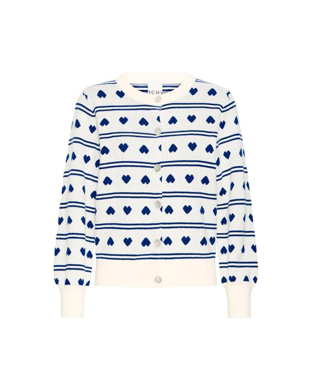 Ichi Birch W Print in het Blue