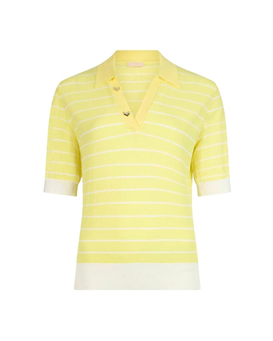 Liu Jo Yellow Polo Shirts