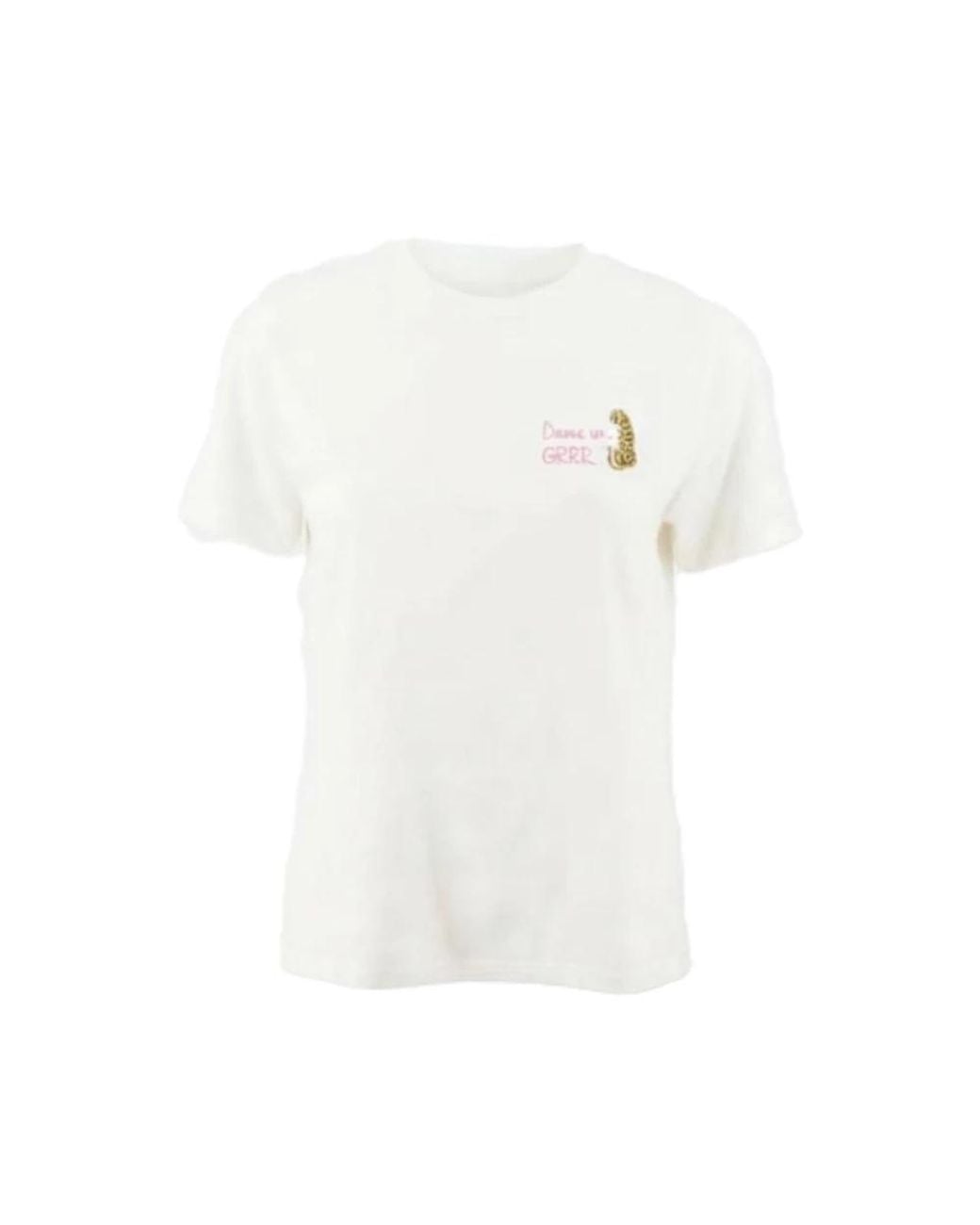 Mc2 Saint Barth White T-Shirts