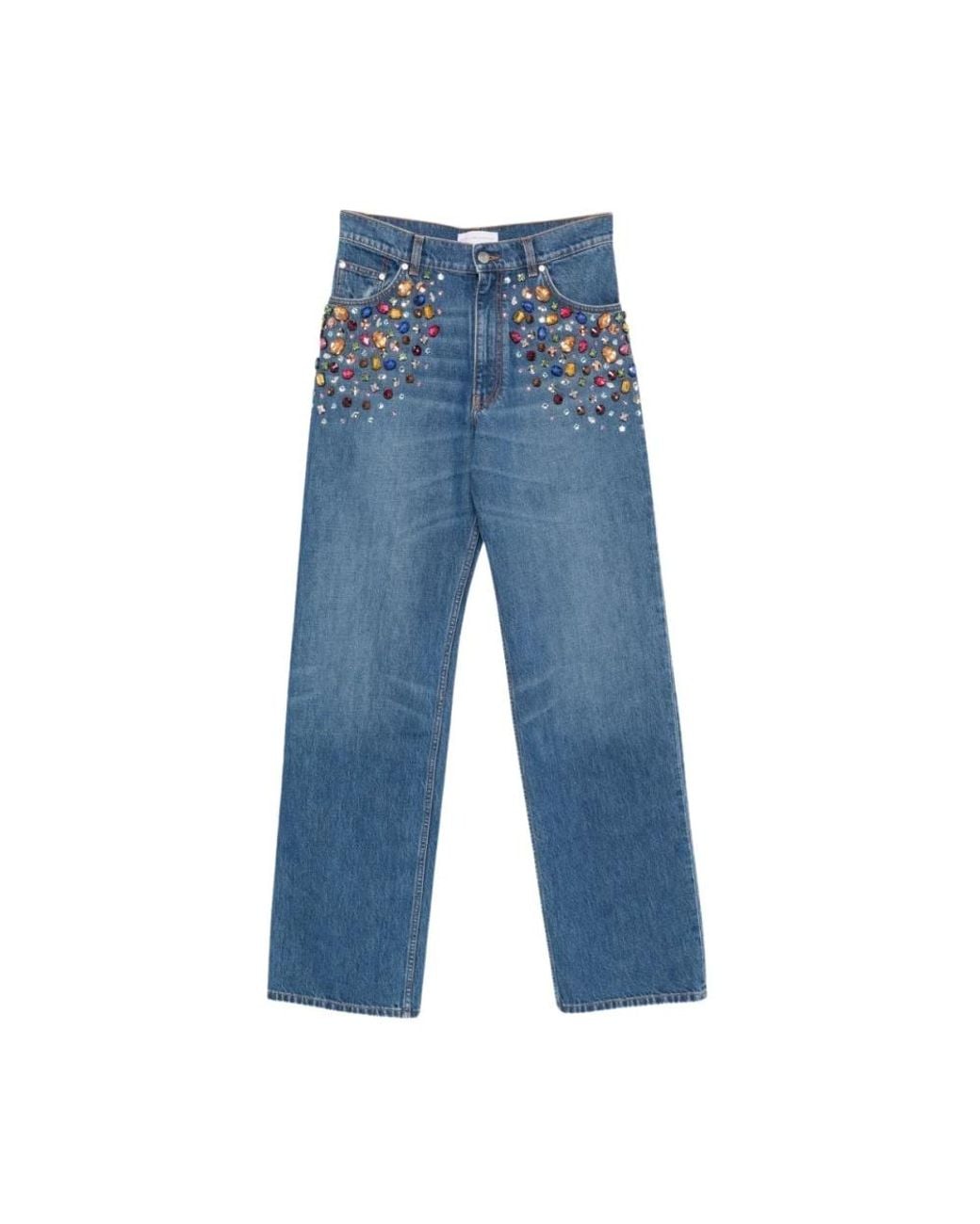 Stella McCartney Blue Straight Fit Jeans