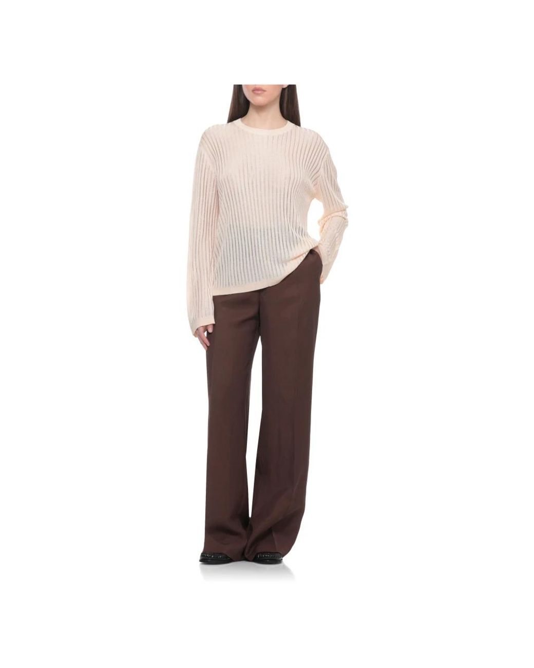 Loulou de Saison Natural Round-Neck Knitwear