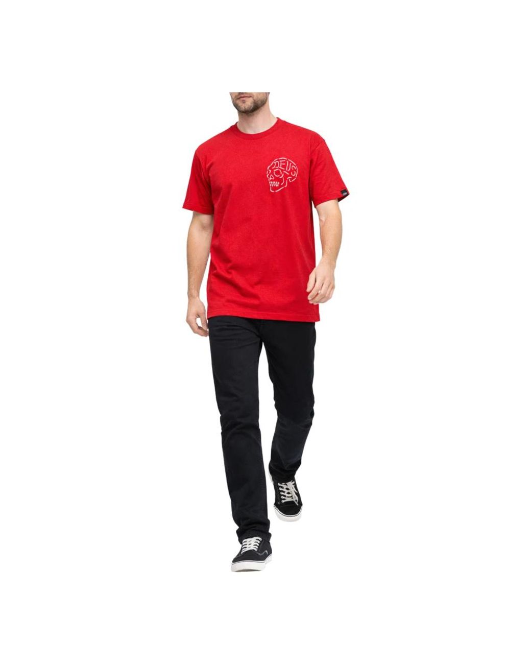 Deus Ex Machina Red T-Shirts for men