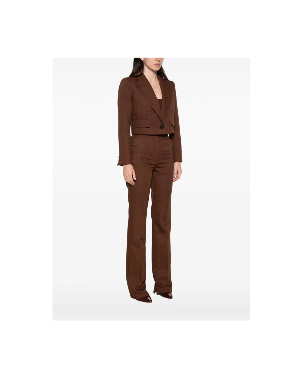 Elisabetta Franchi Brown Blazers