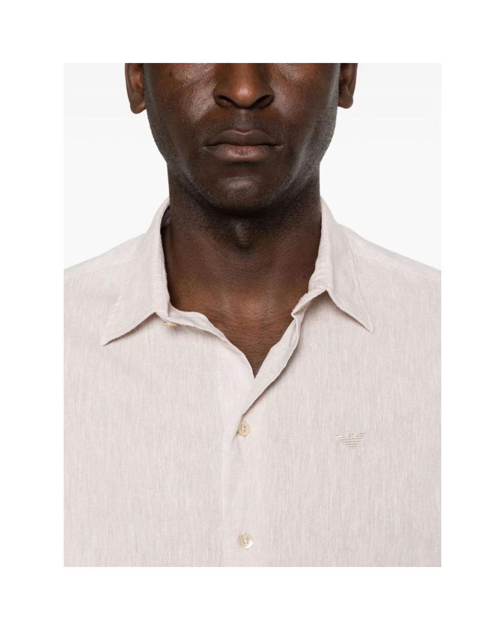 Emporio Armani Pink Shirts for men
