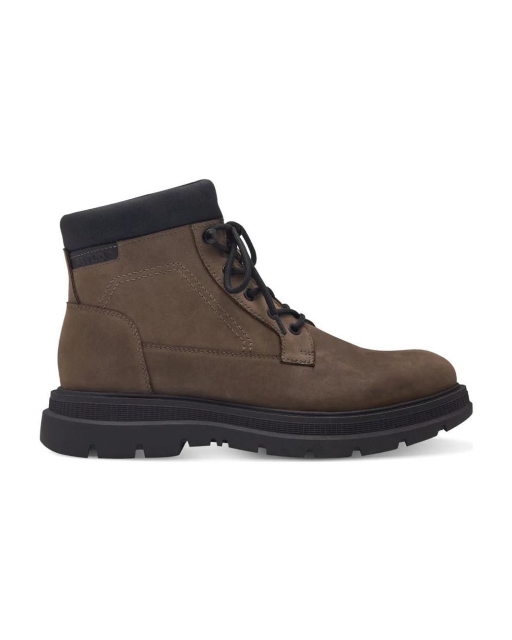 S.oliver Brown Lace-Up Boots for men