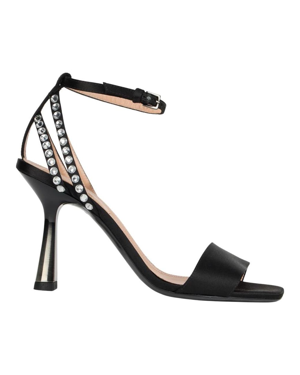 Alberta Ferretti Black High Heel Sandals