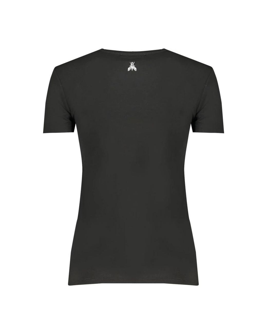 Patrizia Pepe Black Elastane Tops & T-Shirt