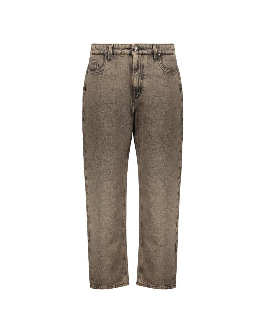 Moorer Gray Straight Fit Jeans
