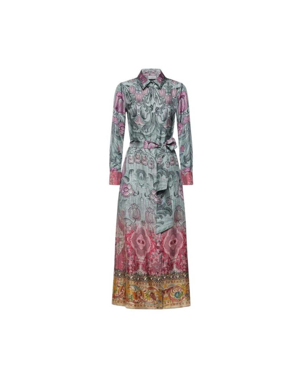 Pierre Louis Mascia Multicolor Shirt Dresses