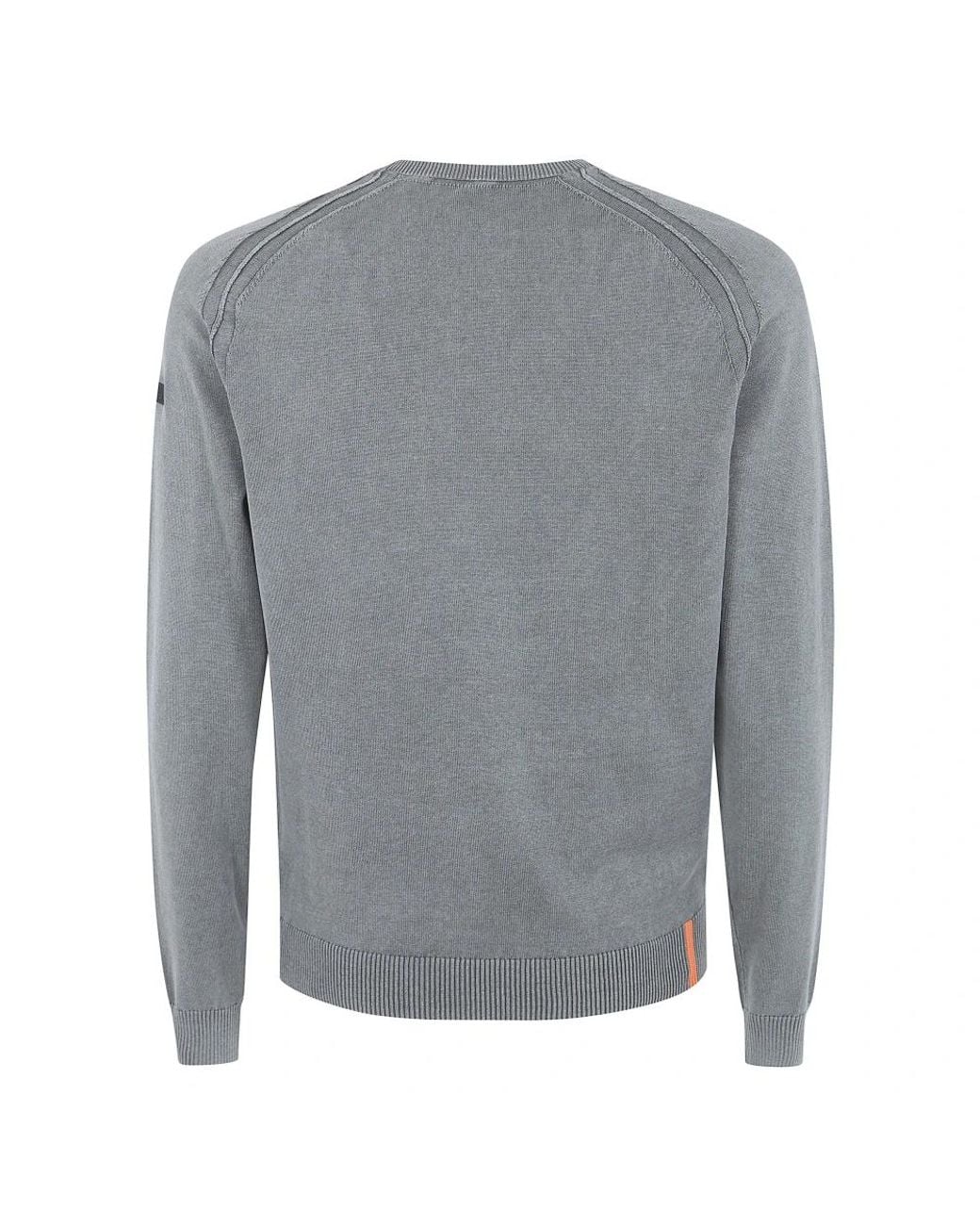 Rrd Gray Round-Neck Knitwear for men