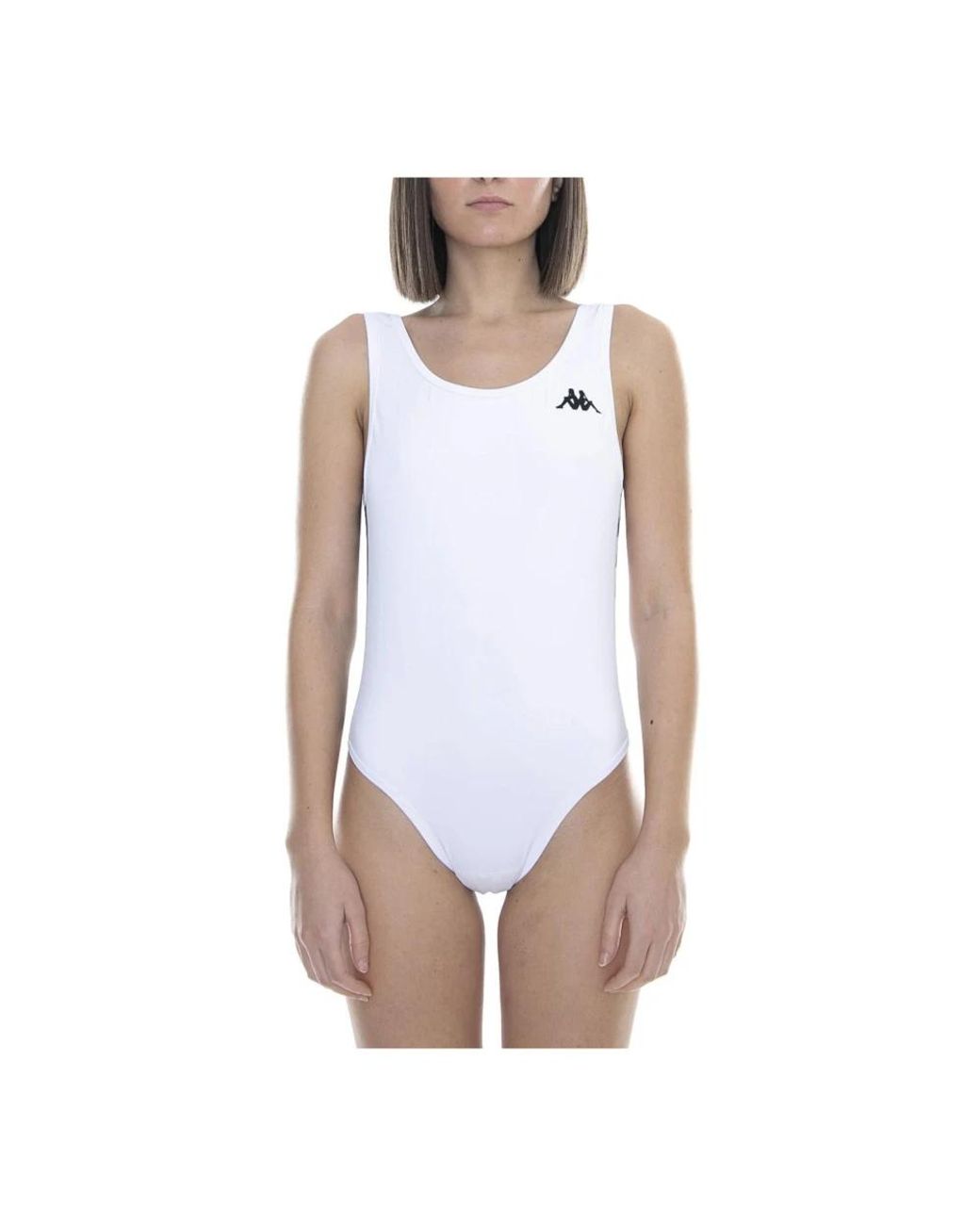 Kappa Tops ,Wit ,Polyester 222 Banda Auber Bodysuit in het White