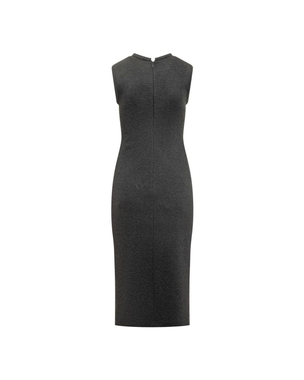 P.A.R.O.S.H. Black Midi Dresses