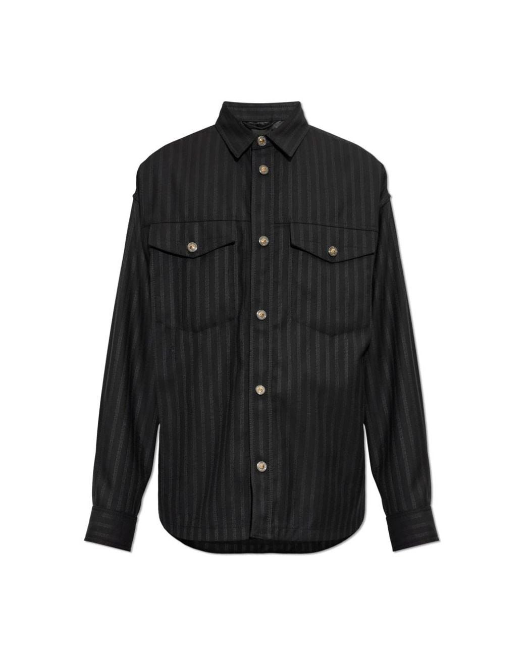 Versace Black Casual Shirts for men