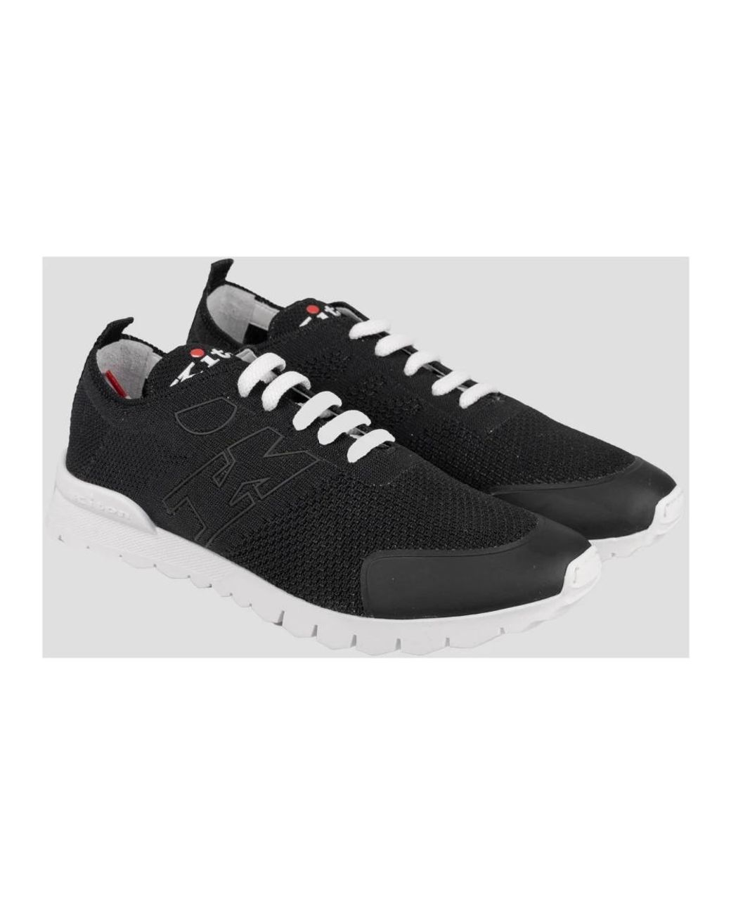 Kiton Black Sneakers for men