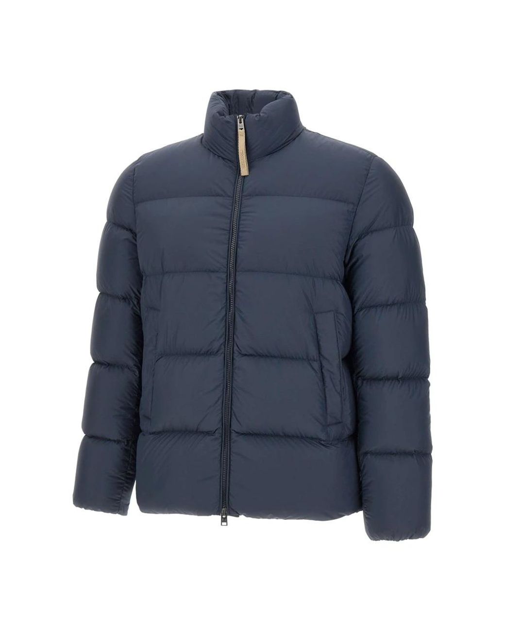 Woolrich Blue Down Jackets for men
