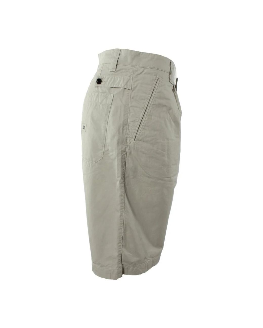 C P Company Gray Casual Shorts for men