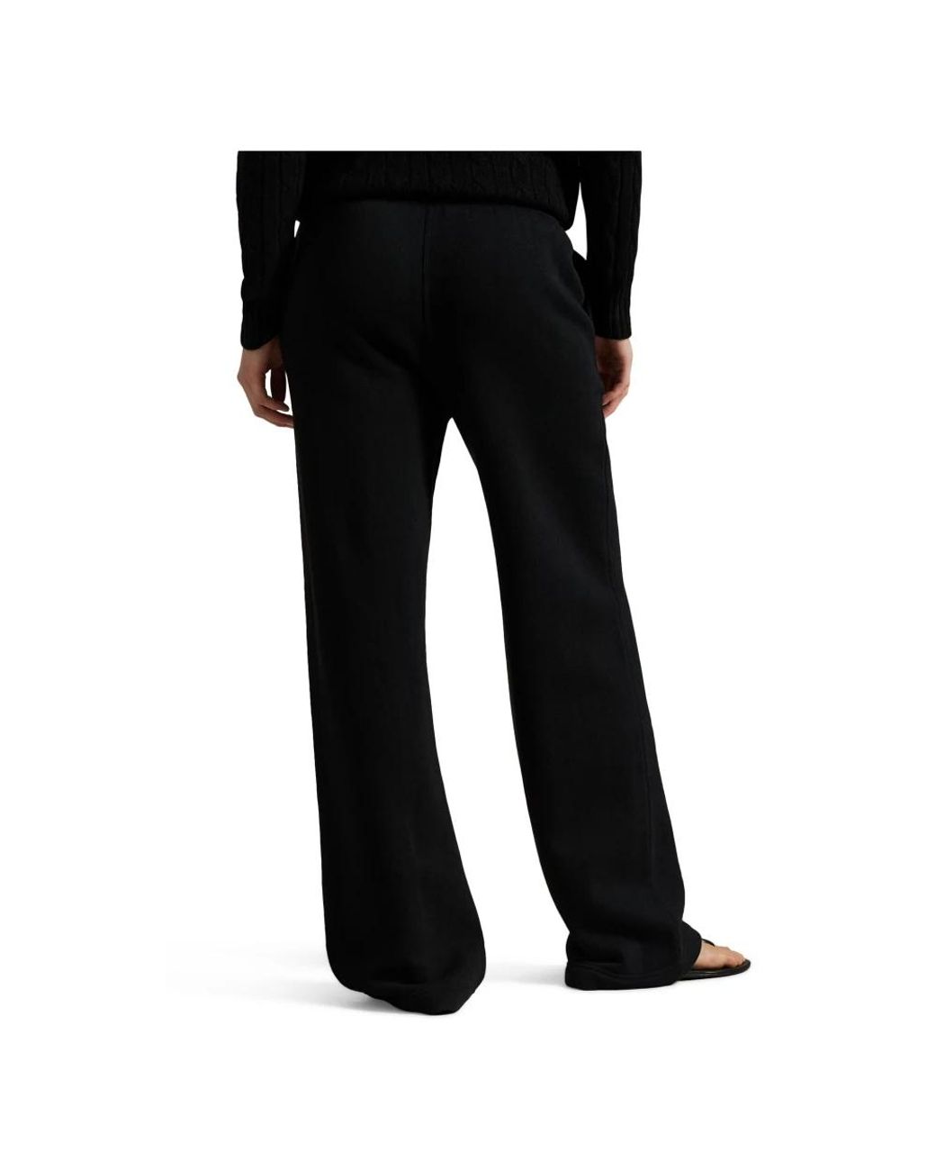 Polo Ralph Lauren Black Wide Trousers