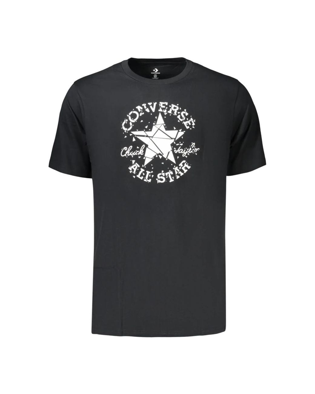 Converse Broken Glass T-Shirt in het Black voor heren