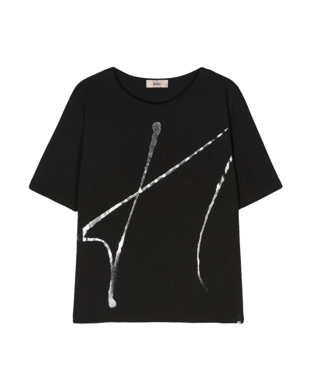 Herno Black T-Shirts