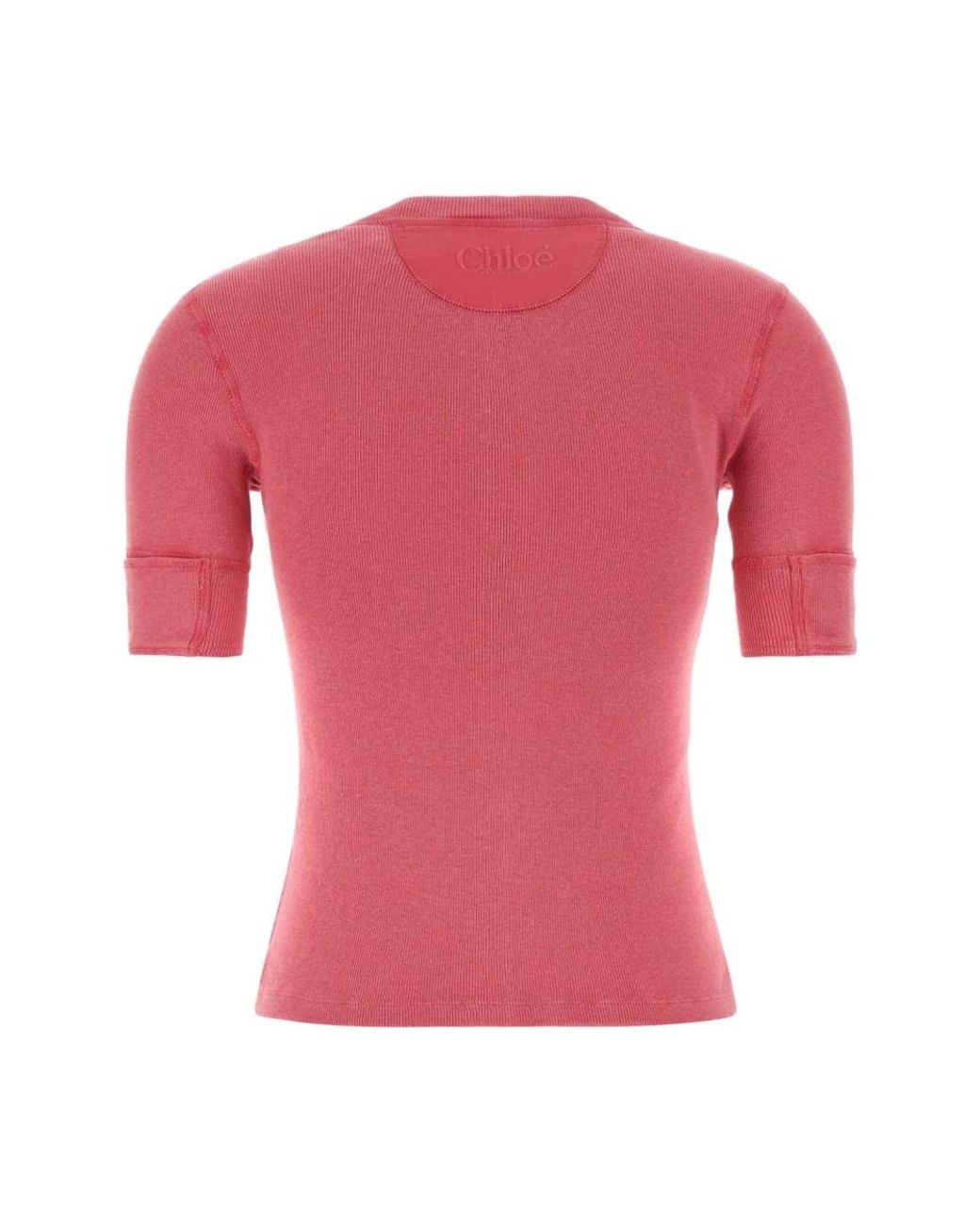 Chloé Pink Round-Neck Knitwear