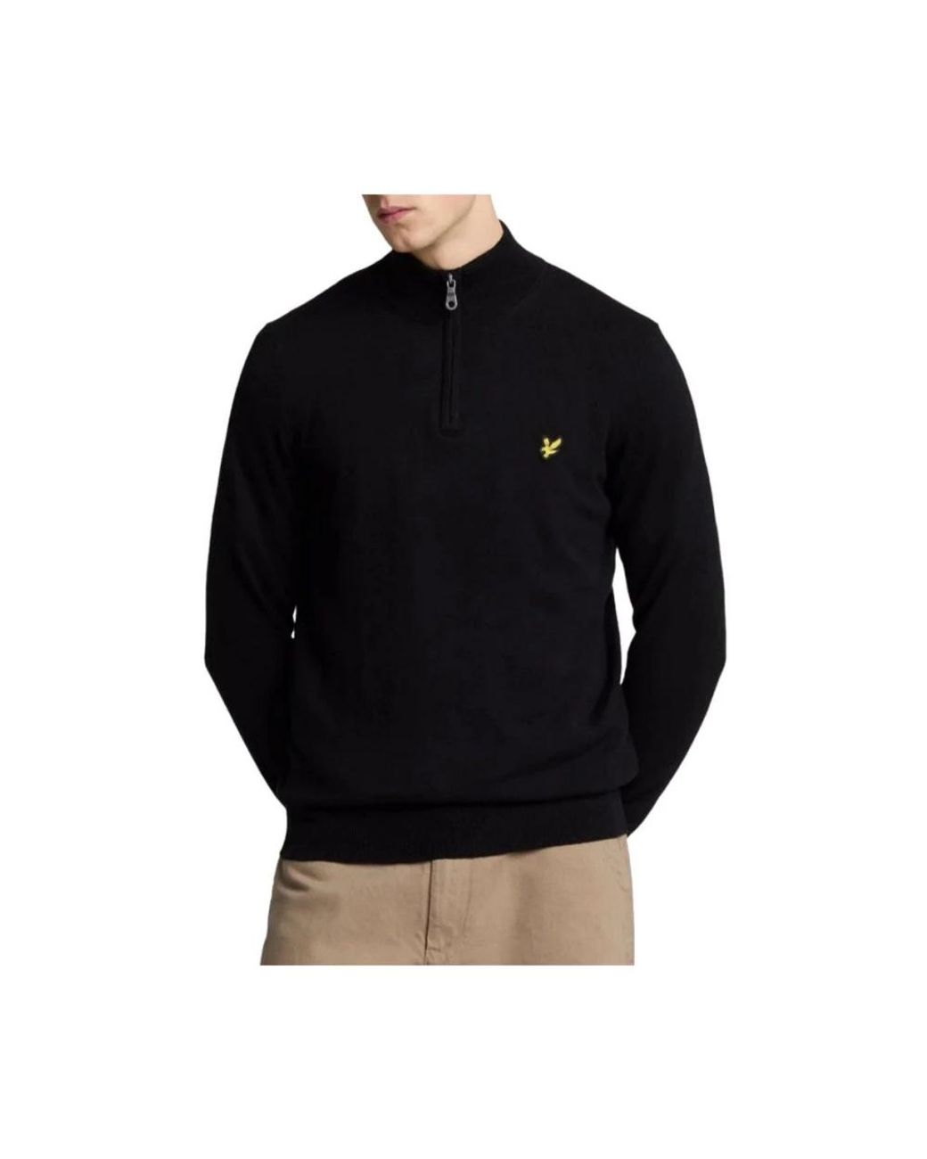 Lyle & Scott Black Turtlenecks for men