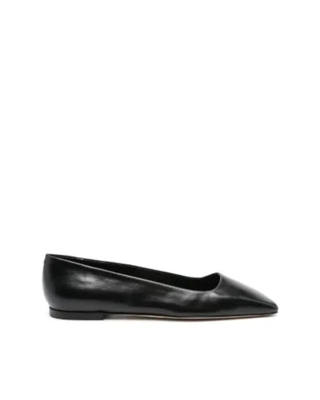 Aeyde Black Ballerina Shoes
