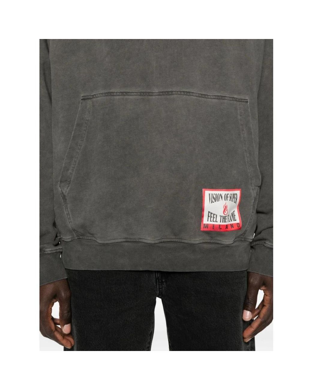 Vision Of Super Gray Hoodies for men