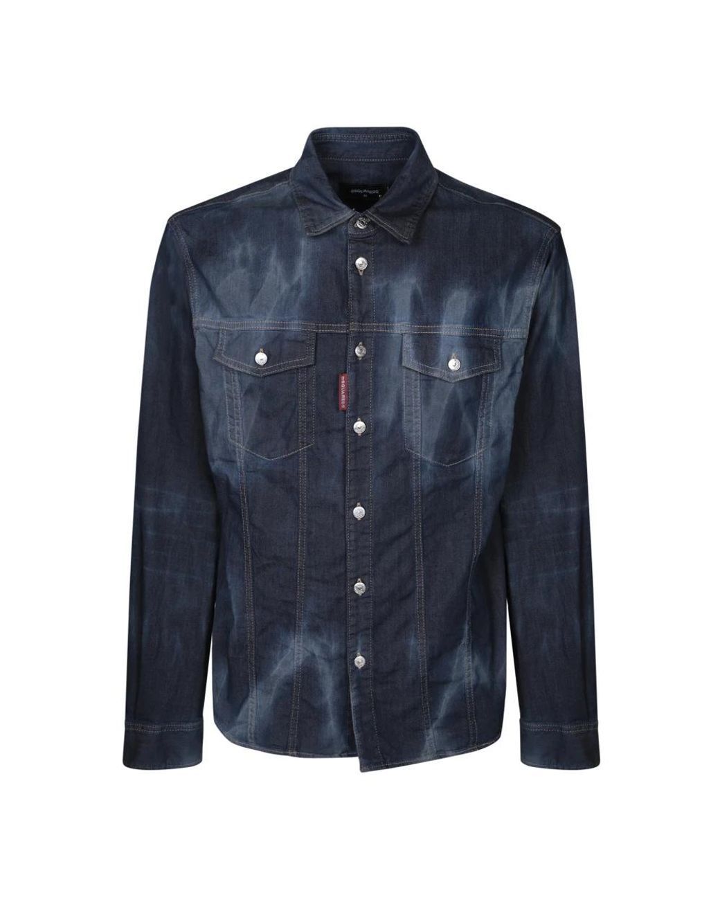 DSquared² Blue Denim Shirts for men