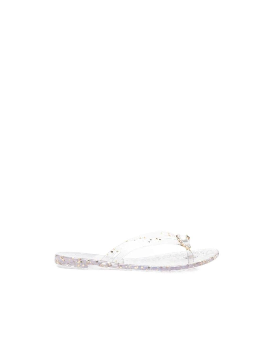 Casadei White Flip Flops