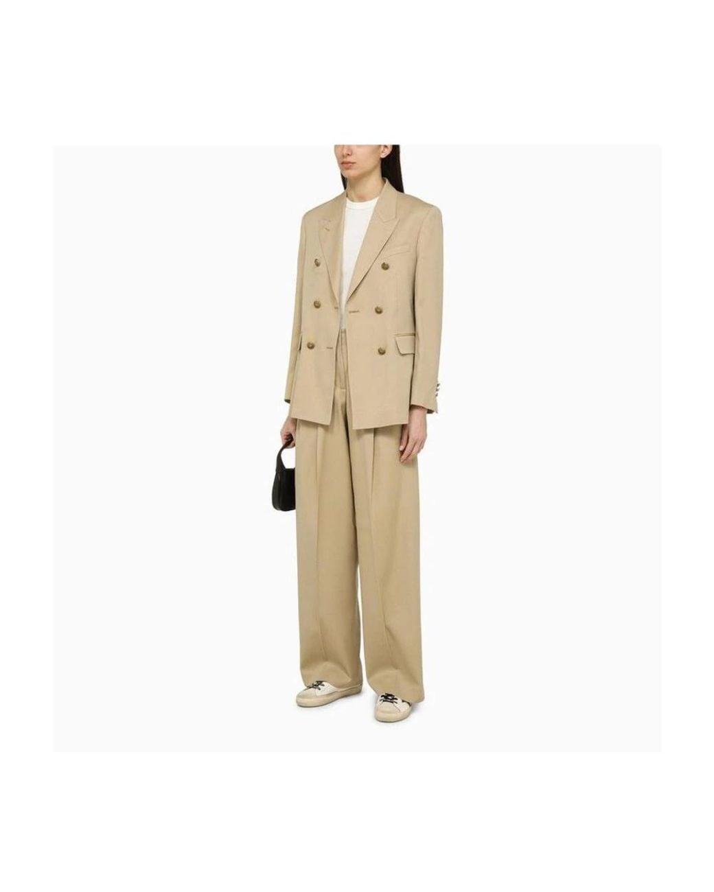 Golden Goose Deluxe Brand Natural Wide Trousers